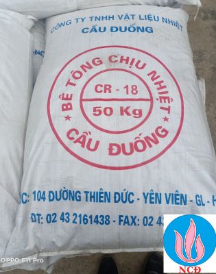 Bê tông chịu nhiệt cr18